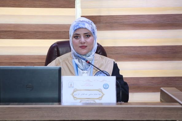 فيديو قرار المناقشة العلمية لطالبة الماجستير(رقية حامد سامي عبدالقادر الراوي)
