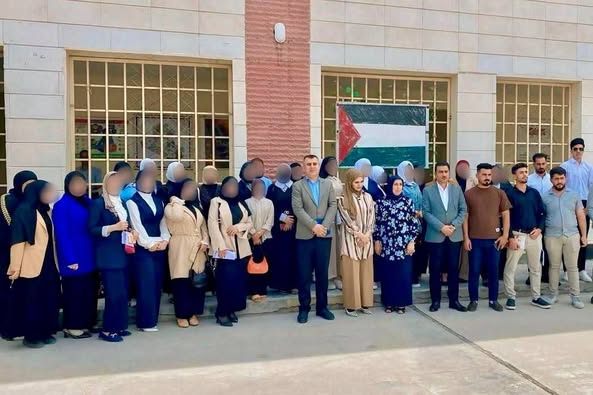 زيارة طلبة قسم العلوم التربوية والنفسية في كلية التربية للعلوم الإنسانية-جامعة الانبار الى مدرسة اعدادية العلا للبنات.