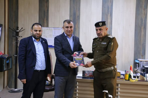 رئيس قسم العلوم التربوية والنفسية يستقبل وفداً من قسم أصدقاء الداخلية في وزارة الداخلية 