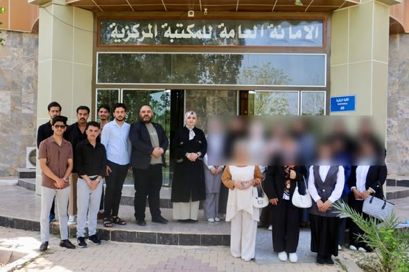  زيارة علمية لطلبة الدراسات المسائية إلى المكتبة المركزية
