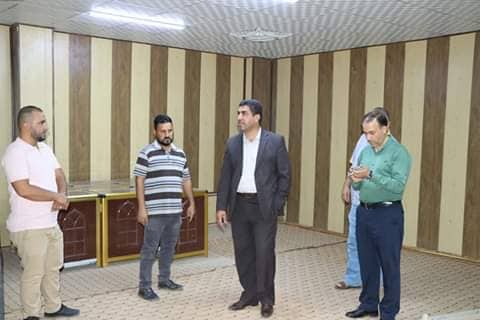 استمرار اعمال الصيانه في الكلية
